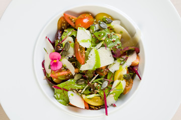 fresh vegetable salad