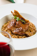duck with barley