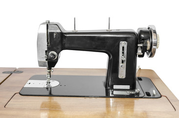 Old sewing machine.