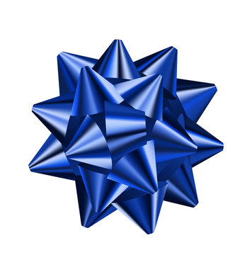 blue bow