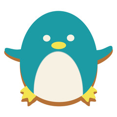 ペンギンのアイシングクッキー
