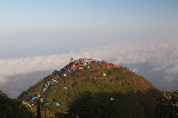 the land above the clouds
