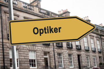 Obraz premium Schild 238 - Optiker