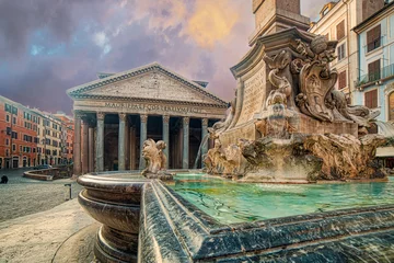 Fotobehang ancient square of Rome © Vivida Photo PC