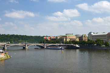 Bridge over the Vltava river