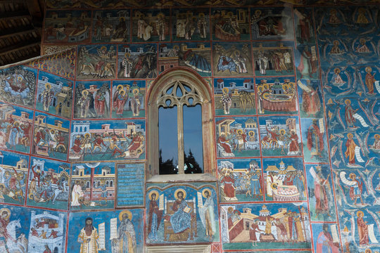 Voronet Monastery in Bucovina, Romania