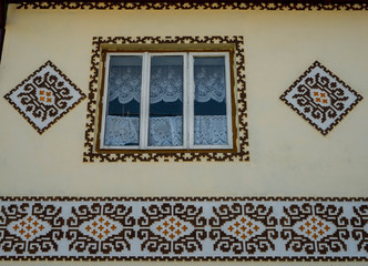 Obraz premium Ciocanesti, museum village in Bucovina, Romania