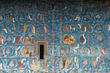 Voronet Monastery in Bucovina, Romania