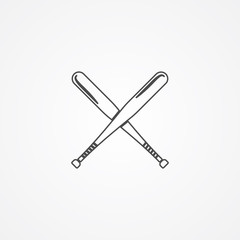 Baseball bat icon