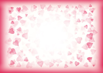 Pink and white Valentine background