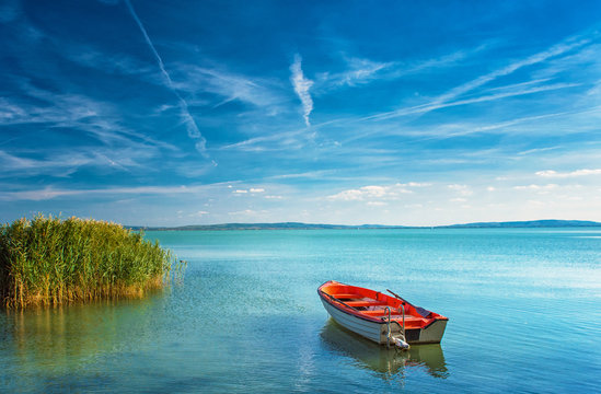 Lake Balaton on a sunny day