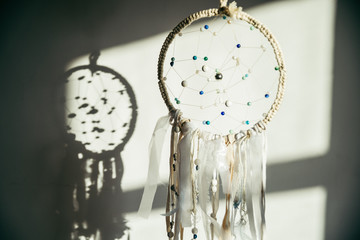 Beautiful dream catcher with shadow