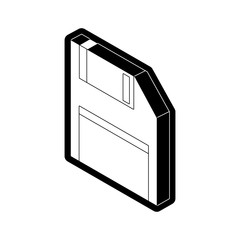 floppy disk  vector iilustration
