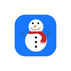  icon with a snowman.