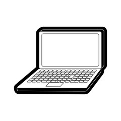 laptop  vector illustration