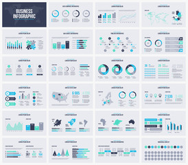 Multipurpose presentation vector template infographic. - obrazy, fototapety, plakaty