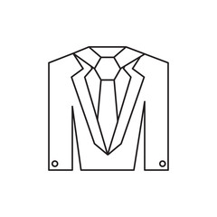 elegant suit icon