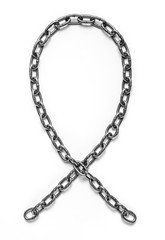 chain tie loop isolated