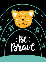 Scandinavian kids card