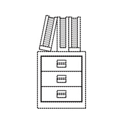 Fototapeta premium academic books icon