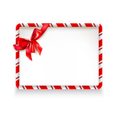 Obraz premium Holiday stripe frame