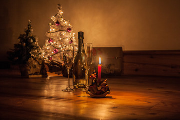 romantico brindisi natalizio