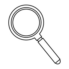 search magnifying glass icon vector illustration design