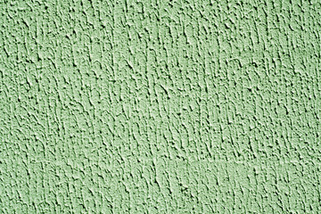 Green color plaster wall texture.