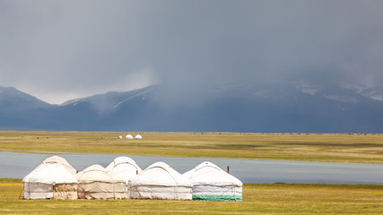 Nice Mountains in Kyrgyzstan country