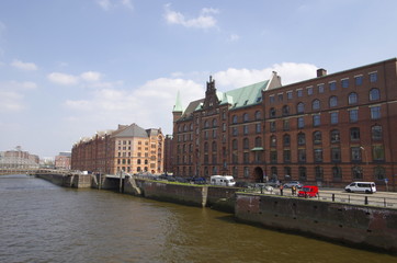 Naklejka premium Speicherstadt 倉庫街