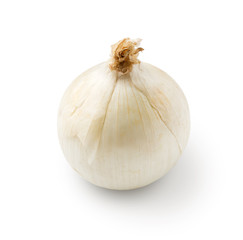 Onion bulb isolated on white background
