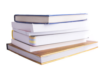 books isolated on white background