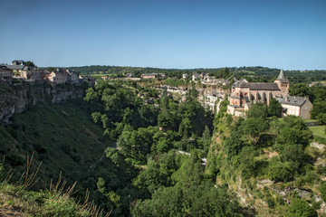 Canyon de Bozouls , en Aveyron , France