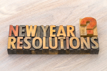 New Year resolutions question