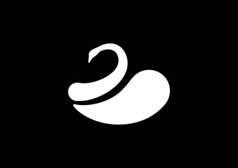 Obraz premium Swan Modern Logo Template