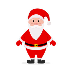 Cartoon Santa Claus. Vector illustration