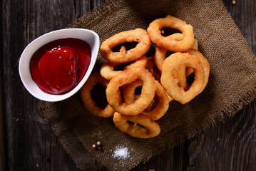 Onion rings snack