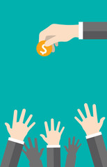 Fototapeta premium money pay