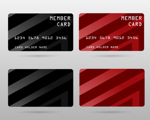 member card, business VIP card, design for privilege member,vector