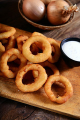 Onion rings snack