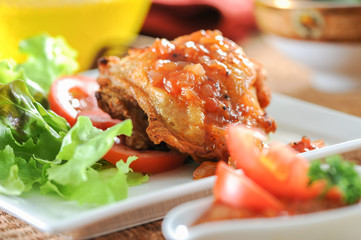Fried chicken wings