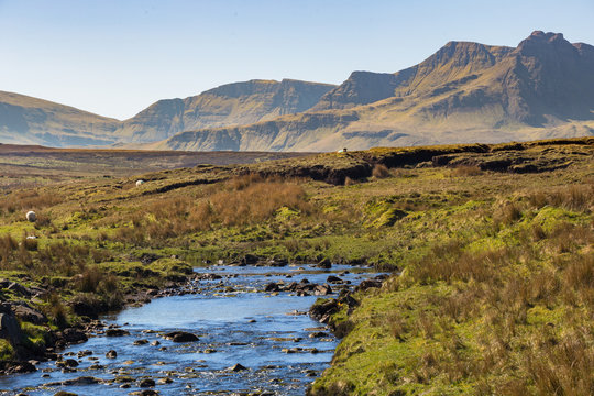 Kilmartin iver on Isle of Skye, Scotland, uk