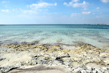 Beach Near Porto cesareo in Salento, Italy
