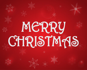 Fototapeta na wymiar Greeting Merry Christmas card. Vector illustration