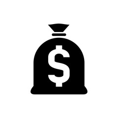 money sack icon illustration