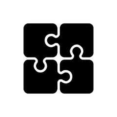 puzzle icon illustration