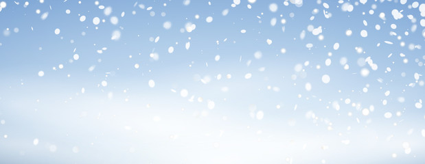 Schneefall Banner Hintergrund