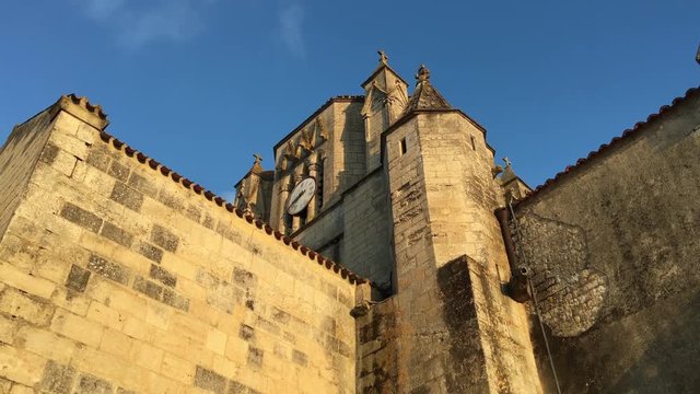 Old historic church in small village in the heart of the Vendee