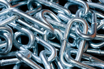 Close up from Steel chain