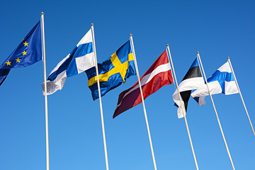 Flaggen Nordeuropa © Bernhard Schaffer